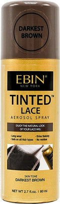 Ebin New York TINTEDLACE SPRAY 80ML-DARKEST BROWN Ebin New York Tinted Lace Aerosol Spray 80ml