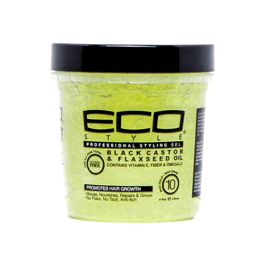 Eco Style Black Castor & Flaxseed Oil Gel 80oz/32oz/16oz/8oz - Gtworld.de