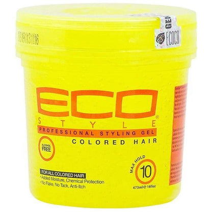 Eco Style Color Treated Yellow Styling Gel 473ml - Gtworld.de