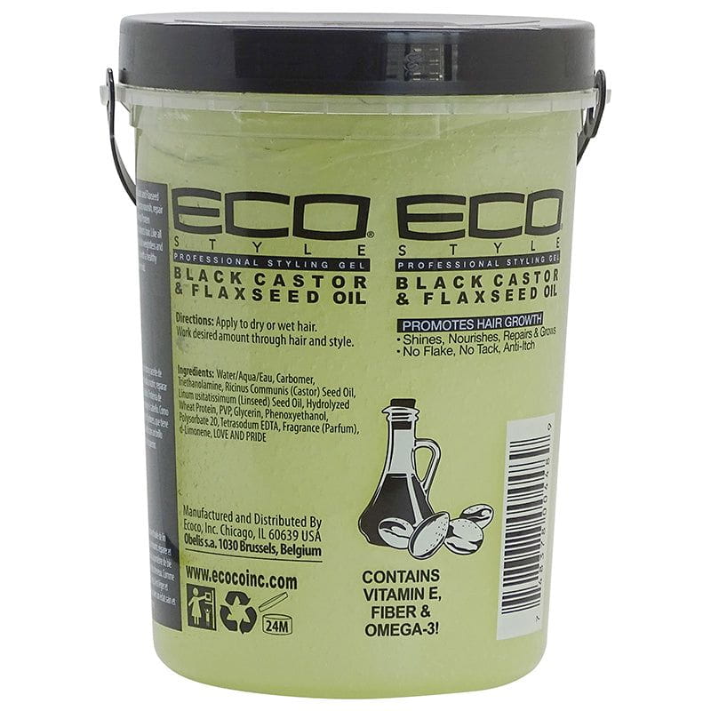 Eco Style Eco Style Black Castor & Flaxseed Oil Gel 2,36 L