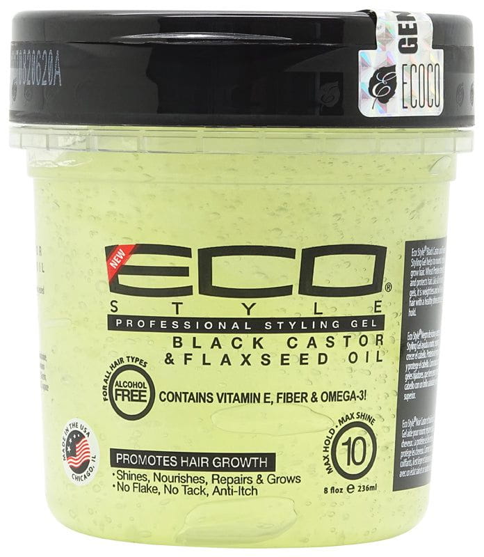Eco Style Eco Style Black Castor & Flaxseed Oil Gel 236ml