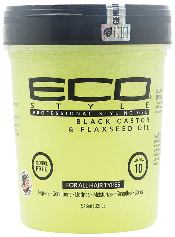 Eco Style Eco Style Profesional Styling Gel Blackcastor & Flaxseed Oil 946ml