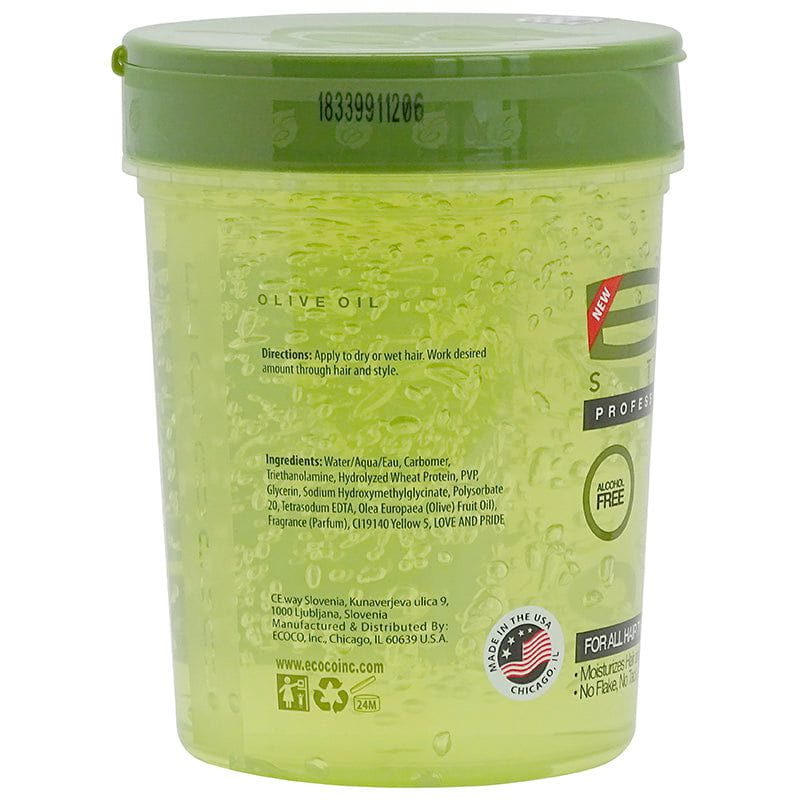 Eco Style Professional Olive Oil Styling Gel 946ml | gtworld.be 