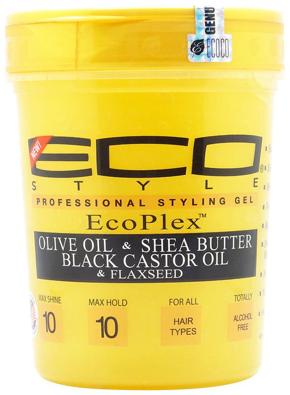 Eco Style Eco Style Styling Gel Olive Oil & Shea Butter Black Castor Oil & Flaxseed 946ml