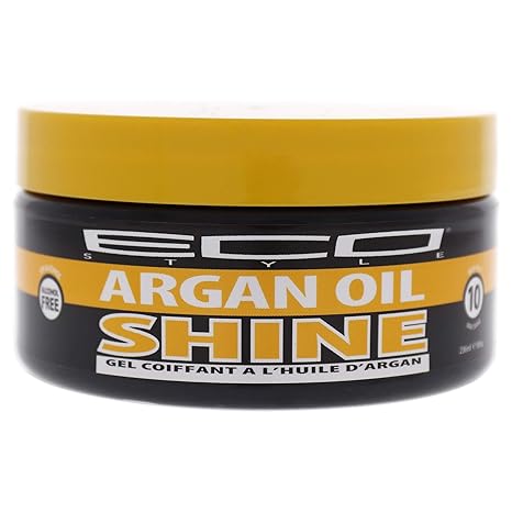 Eco Style Health & Beauty Eco Style - Gel coiffant brillant à l'huile d'argan 8oz