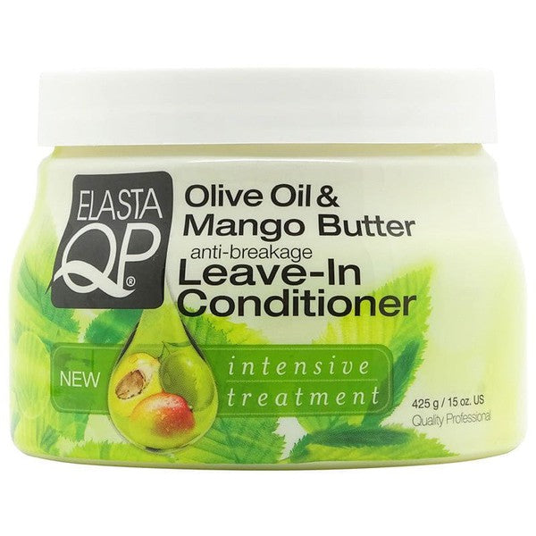 ELASTA QP Olive Oil & Mango Butter Anti-breakage Leave-in Conditioner 443ml | gtworld.be 