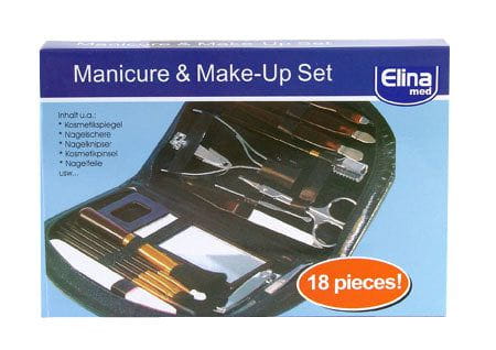 Elina Nagelpflege Manicure Make Up Set 18Pie