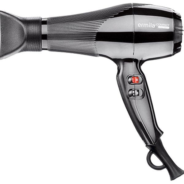 ermila Health & Beauty ermila Hairdryer black 2 speeds, 3 heat levels and cold shot button 2000W