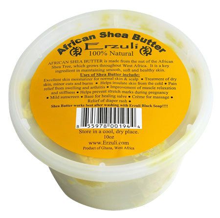 Erzuli Erzuli 100%  African Shea Butter Chunky 10oz/283g