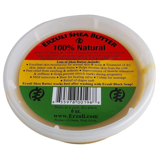 Erzuli Health & Beauty Erzuli 100% Shea Butter Solid  8oz/240ml