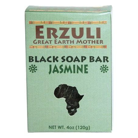 Erzuli Health & Beauty Erzuli Black Soap Jasmine 4oz/120g