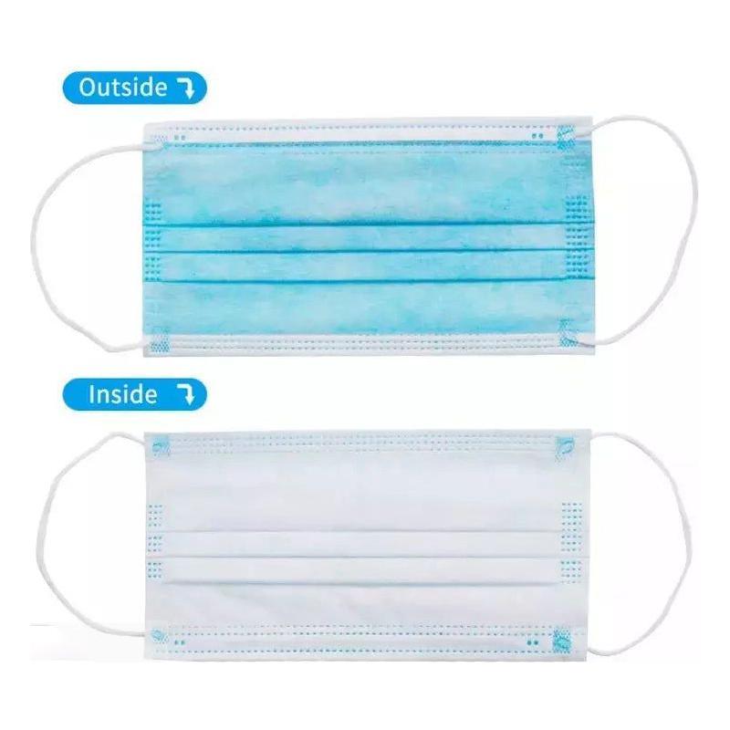 Face Mask Health & Beauty Face Mask Thick 3-Layer Mask with Earloops