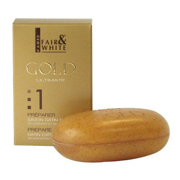 Fair & White GOLD Santin Exfoliating Soap 200 g | gtworld.be 