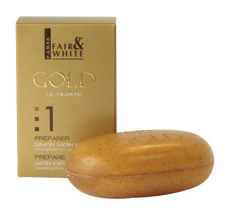 Fair & White GOLD Santin Exfoliating Soap 200 g | gtworld.be 