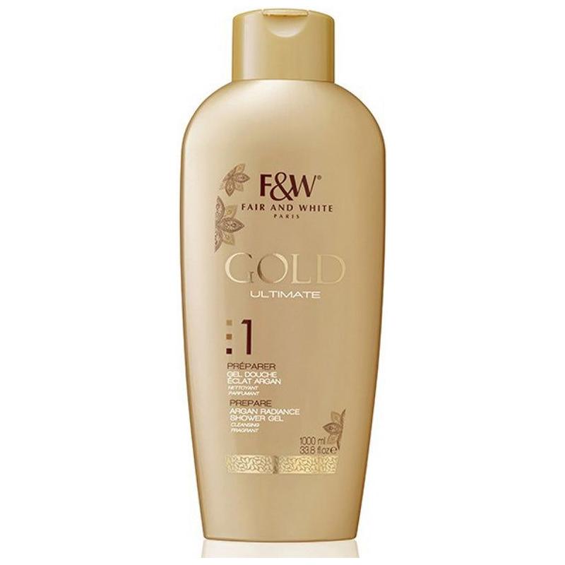 Fair & White  Gold Ultimate Argan Radiance Shower Gel 1000ml