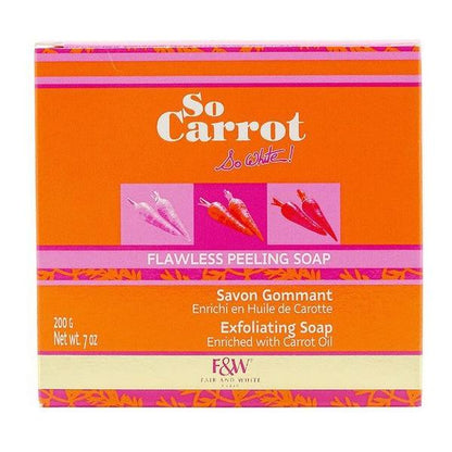 Fair and White Health & Beauty Fair&White So Carrot Exfoliating Soap 200g