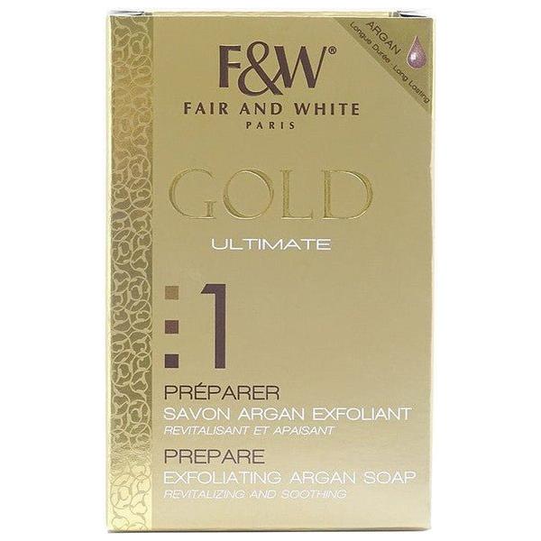 Fair & White Gold Ultimate Preparer Exfoliating Argan Soap 200g - Gtworld.de