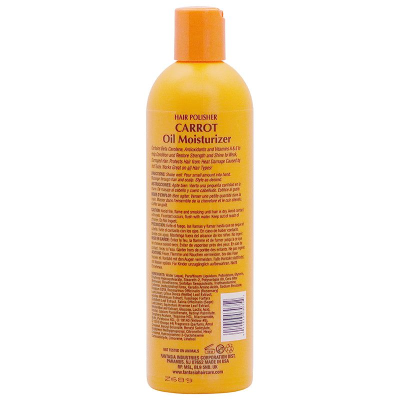 Fantasia ic Fantasia IC Hair Polisher Carrot Growth Oil Moisturizer 355ml