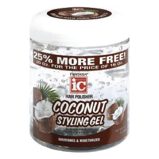 Fantasia ic Health & Beauty Fantasia Ic Coconut Styling Gel 591Ml