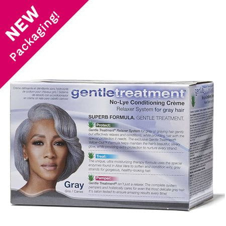 Gentle Treatment Gentle Treatment No-Lye Conditioning Creme Relaxer Gray