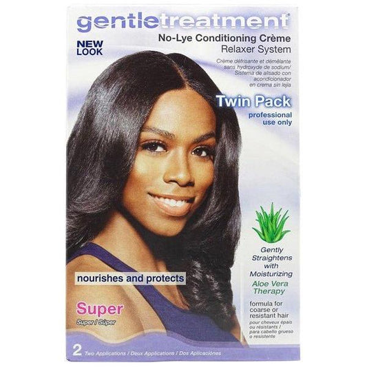 Gentle Treatment Health & Beauty Gentle Treatment Super No-Lye Conditioning Creme Relaxer System Twin Pak