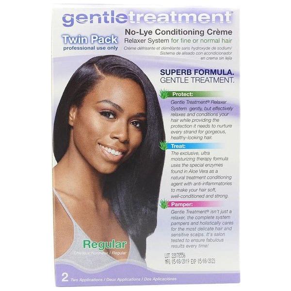 Gentle Treatment Regular No - Lye Conditioning Creme Relaxer System Twin Pak - Gtworld.de