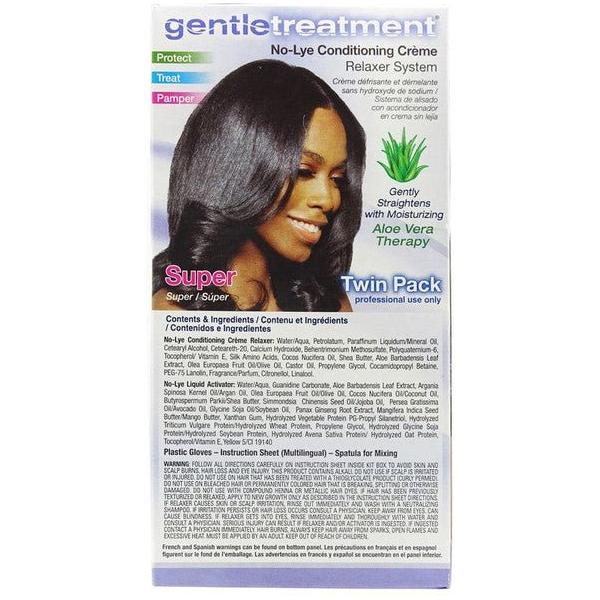 Gentle Treatment Super No - Lye Conditioning Creme Relaxer Sytem Twin Pak - Gtworld.de