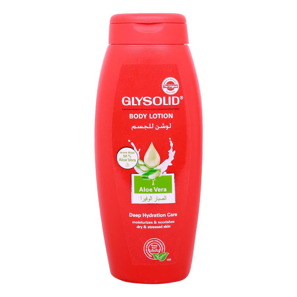 Glysolid Health & Beauty 250ml Glysolid Aloe Vera Body Lotion 500 ml / 250 ml