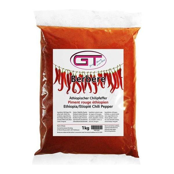 GT World Health & Beauty Berbere Ethiopian Chili Pepper 1kg