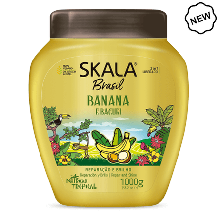 Skala Brasil Banana Conditioning Cream 1000g 2em1 | gtworld.be 