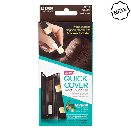 gtworld.be Kiss Colors Quick Cover Root Touch Up Shadow - Dark Brown