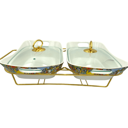 HABESHA Health & Beauty Habesha Shewhat 15''Oval food warmer&Spoon3.0L