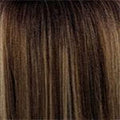 Hair by Sleek Mittelbraun-Blond-Honigblond Mix Ombre #T4/18/24 Hair by Sleek Spotlight Premium Wig Demi Human and Synthetic Hair Mix