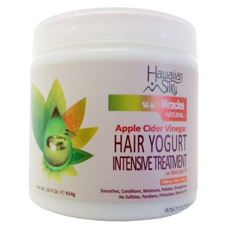 Hawaiian Silky Hawaiian Silky Apple Cider Vinegar Hair Yogurt Intensive Treatment 454g