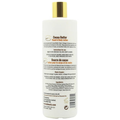 HAZ NATskin Cocoa Butter Hand & Body Lotion 500ml