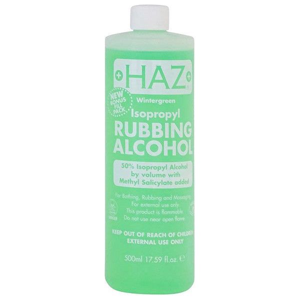 HAZ Health & Beauty Haz Isopropyl Rubbing Alcohol 50%, 500ml