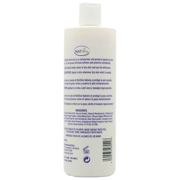 HAZ Health & Beauty NATskin Hand & Body Lotion 500ml