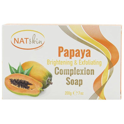 Natskin: Papaya Brightening & Exfoliating Soap 200G