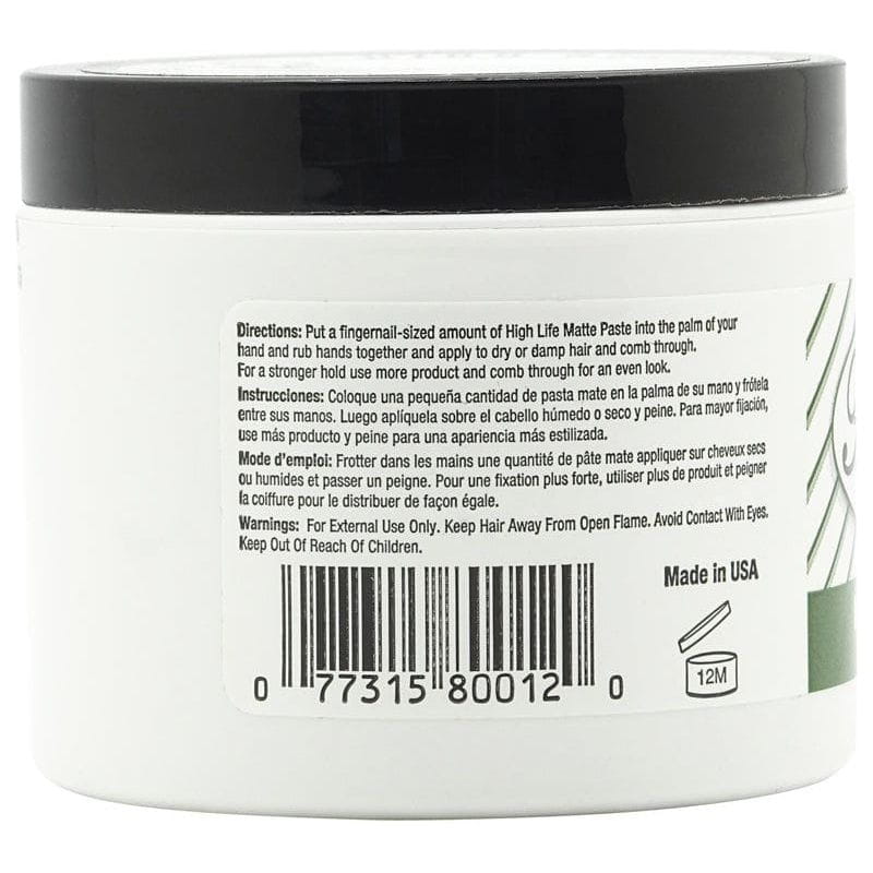 High Life Health & Beauty High Life Matte Paste 120g