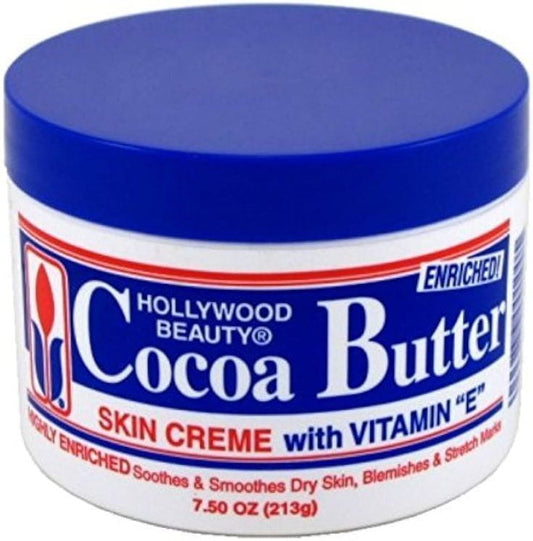 Hollywood Beauty Health & Beauty Hollywood Beauty – Crème pour la Peau au Beurre de Cacao (7.5 oz)