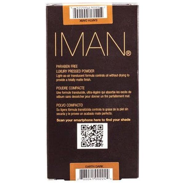 Iman Health & Beauty Iman Luxury Pressed Powder Earth Dark 10g