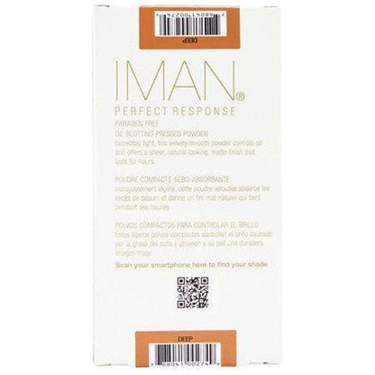 Iman Health & Beauty Iman Perfect Response Oil-Blotting Pressed Powder Deep 10g