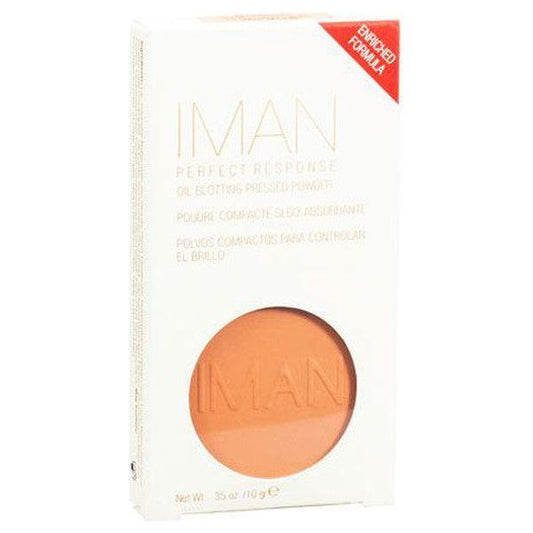 Iman Health & Beauty Iman Perfect Response Oil-Blotting Pressed Powder Light Medium 10g