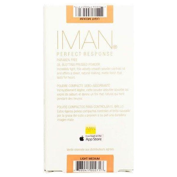 Iman Health & Beauty Iman Perfect Response Oil-Blotting Pressed Powder Light Medium 10g