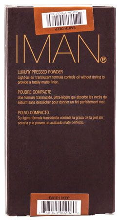 Iman Iman Luxury Pressed Powder Earth Deep 10g