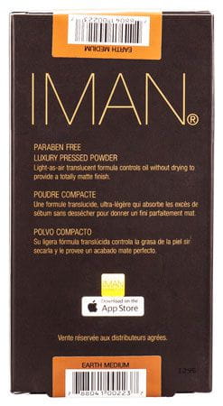 Iman Iman Luxury Pressed Powder Earth Medium 10g
