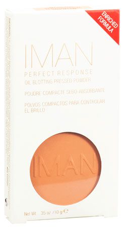 Iman Iman Perfect Response Oil-Blotting Pressed Powder Light Medium 10g