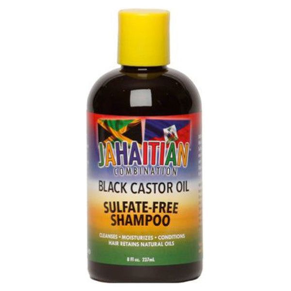 Jahaitian Combination Health & Beauty Jahaitian Combination Black Castor Oil Sulfate-Free Shampoo 237ml