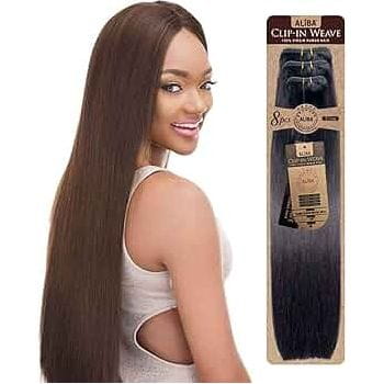 Janet Collection Health & Beauty Janet Collection 11A Aliba 100% Virgin Human Hair Clip In Weave (8pcs)