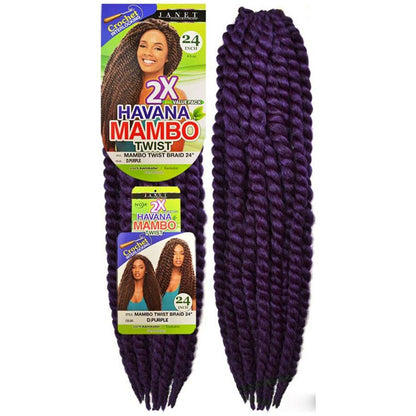 Janet Collection Health & Beauty Janet Collection Havana Mambo Twist 24" Synthetic Hair 2X Value Pack